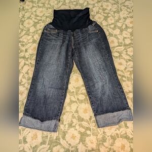 Indigo Blue maternity jean capris - 2x